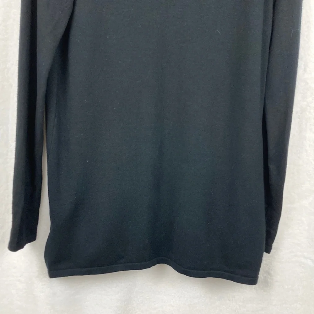 Women’s Black Shawl Collar Open Cardigan sz Medium